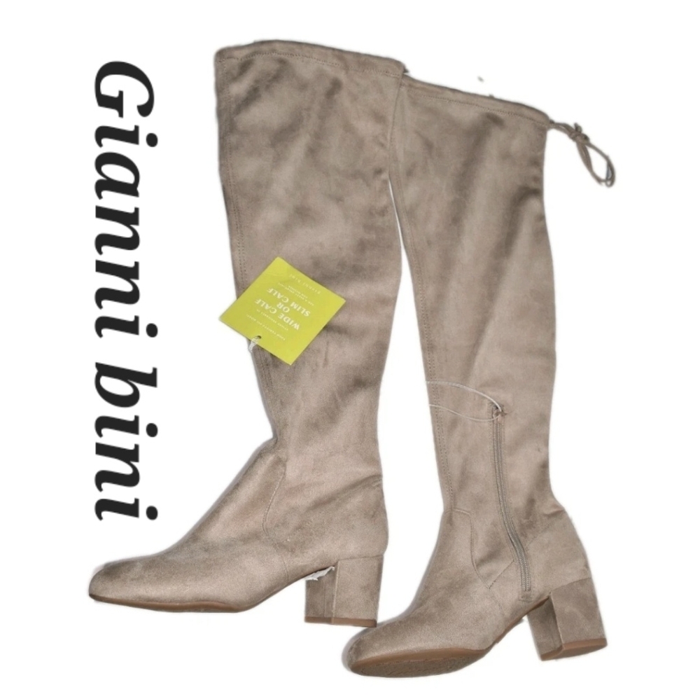 Giani Bini Tan Over-the-Knee Boots Size 6.5M